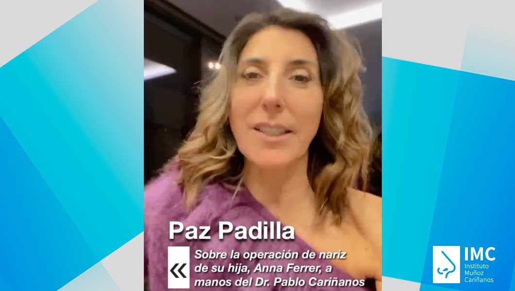 Anna Ferrer Padilla se somete a una rinoplastia ultrasónica con el doctor Pablo Muñoz-Cariñanos